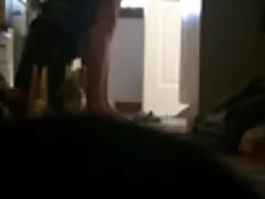 Quickie trong phòng tắm với vợ trước khi đi ra ngoài