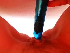 Pussy của tôi thực sự ẩm ướt với nhỏ dildo